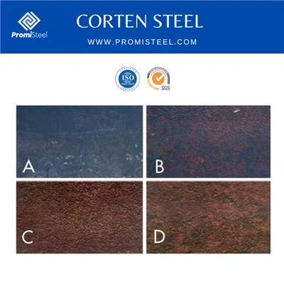 Фабрично предварително{0}}ръждясало обслужване на Corten Steel